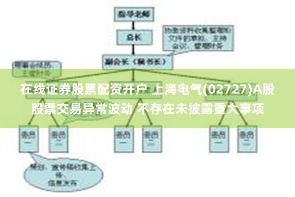 在线证券股票配资开户 上海电气(02727)A股股票交易异常波动 不存在未披露重大事项